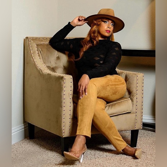 Women’s ombré tan and brown fedora with buckle NWT size Medium - Picture 9 of 9